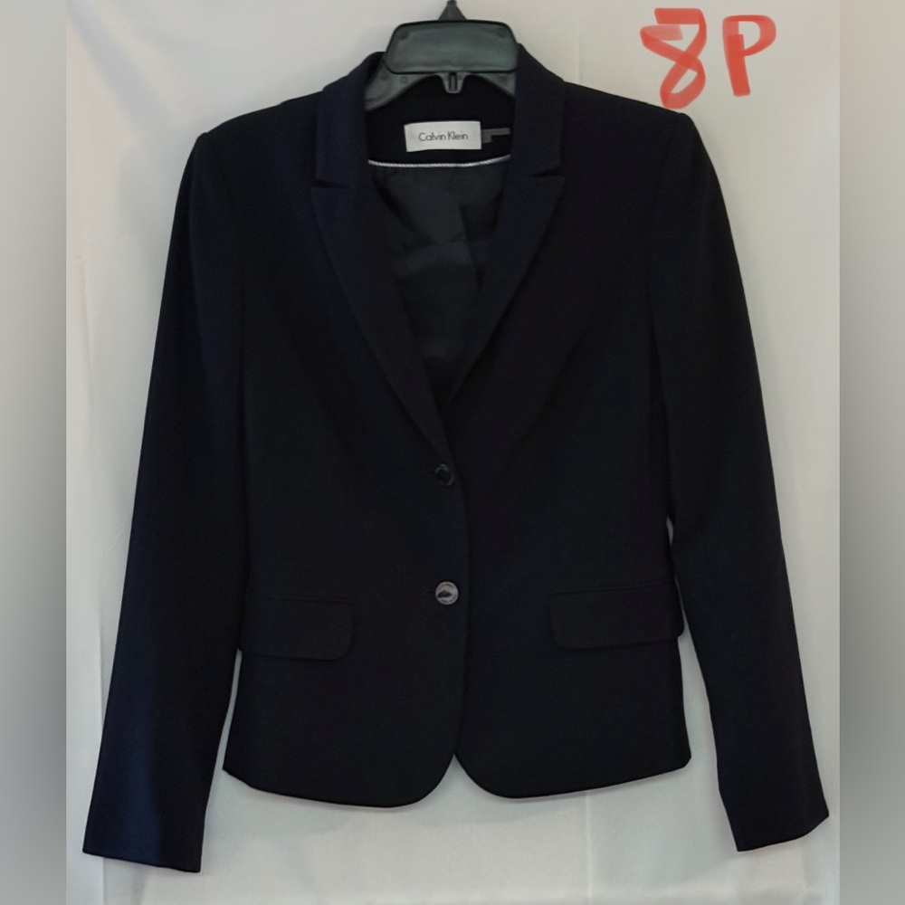 Calvin Klein Women's Navy Blazer